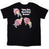 Pink Floyd 'Animals Cartoons' (Black) T-Shirt BACK