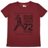 David Bowie 'Rainbow Theatre' (Red) Womens Fitted T-Shirt