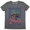 The Who 'Psych Floral' (Grey) Womens Fitted T-Shirt