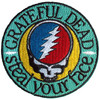 Grateful Dead 'Steal Your Face Text Emblem' (Iron On) Patch