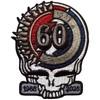 Grateful Dead '60th Anniversary Skull' (Iron On) Patch