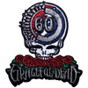 Grateful Dead '60th Anniversary Skull & Logo' (Iron On) Patch