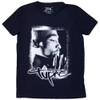 Tupac 'Spray Photo' (Blue) T-Shirt