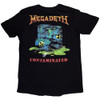 Megadeth 'Contaminated' (Black) T-Shirt BACK