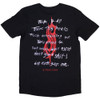 Slipknot 'F It All' (Black) T-Shirt BACK