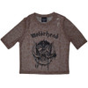 Motorhead 'Warpig' (Pink) Womens Mesh Crop Top