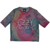 Ozzy Osbourne 'Logo' (Multicoloured) Womens Mesh Crop Top