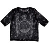 Slayer 'Mono Eagle' (Black) Womens Mesh Crop Top