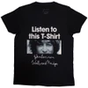 John Lennon 'Listen' (Black) T-Shirt