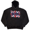 AC/DC 'Flag' (Grey Wash) Pull Over Hoodie