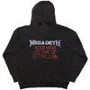 Megadeth 'Black Friday' (Grey Wash) Pull Over Hoodie BACK