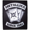 Metallica '30th Anniversary Playing Card' (Iron On) Patch