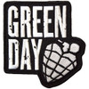 Green Day 'Stacked Logo & Grenade' (Iron On) Patch
