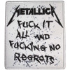 Metallica 'No Regrets' (Iron On) Patch