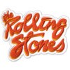 The Rolling Stones 'Orange Logo' (Iron On) Patch