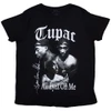 Tupac 'All Eyez B&W' (Black) T-Shirt
