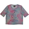 Grateful Dead 'Concentric Skulls' (Multicoloured) Womens Crop Top