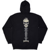 Sum 41 'Tour '24 Pocket Logo & Skull Back' (Black) Zip Up Hoodie BACK