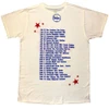 The Beatles 'American Tour '64' (Natural) T-Shirt BACK
