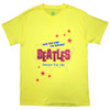 The Beatles 'American Tour '64' (Yellow) T-Shirt
