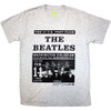 The Beatles 'Washington '64 Promo' (Grey) T-Shirt