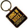Guns N' Roses 'Stacked Black' Keyring