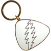 Grateful Dead 'White Plectrum' Keyring
