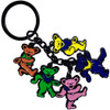 Grateful Dead 'Dancing Bears Charms' Keyring