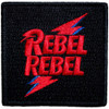 David Bowie 'Rebel Rebel Pink & Blue' (Iron On) Patch