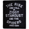 David Bowie 'The Rise and Fall' (Iron On) Patch