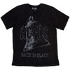 AC/DC 'Back In Black Bell' (Stone Wash) Limited Edition T-Shirt
