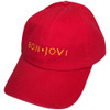 Bon Jovi 'Original Logo' (Red) Baseball Cap