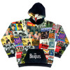 The Beatles 'Singles Covers' All-Over Print Pull Over Hoodie