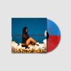 As December Falls 'Everything's On Fire But I'm Fine' LP Blue Red Split Splatter Vinyl