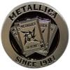 Metallica '30th Anniversary Playing Card' Pin Badge