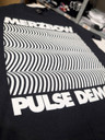 Merzbow 'Pulse Demon' (Black) T-Shirt print close up detail 1