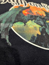 High on Fire 'Blessed Black Wings' (Black) T-Shirt close up of print design 1