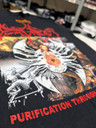 Dying Fetus 'Purification Through Violence' (Black) T-Shirt close up 1