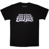 Bee Gees 'Stacked Logo' (Black) T-Shirt
