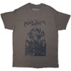 The Damned 'Party Flyer' (Grey) T-Shirt