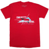 Tom Petty & The Heartbreakers 'Long After Dark' (Red) T-Shirt