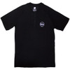 The Beatles 'Mini Drum Logo' (Black) Raglan T-Shirt
