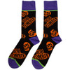Rob Zombie 'Orange Skulls' (Multicolour) Socks (One Size = UK 7-11)