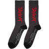 Slipknot 'Logo Vertical' (Grey) Socks (One Size = UK 7-11) BACK