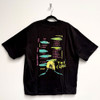 The Cure 'Beach Party Tour '86' (Black) Oversized Boxy T-Shirt - Limited Edition Back on a hanger