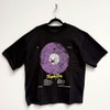 Prince 'Purple Rain Disc' (Black) Oversized Boxy T-Shirt - Limited Edition on a hanger