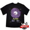 Prince 'Purple Rain Disc' (Black) Oversized Boxy T-Shirt - Limited Edition