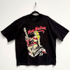 Van Halen 'Running With The Devil' (Black) Oversized Boxy T-Shirt - Limited Edition on a hanger