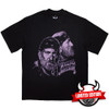 Willie Nelson 'Purple Graphic' (Black) Oversized Boxy T-Shirt - Limited Edition