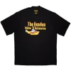The Beatles 'Logo & Sub' (Black) Oversized Boxy T-Shirt - Limited Edition